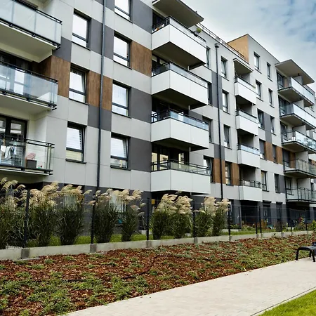 Apartament Księży Młyn Point - Bezpłatny Garaż - Klimatyzacja - Fv *